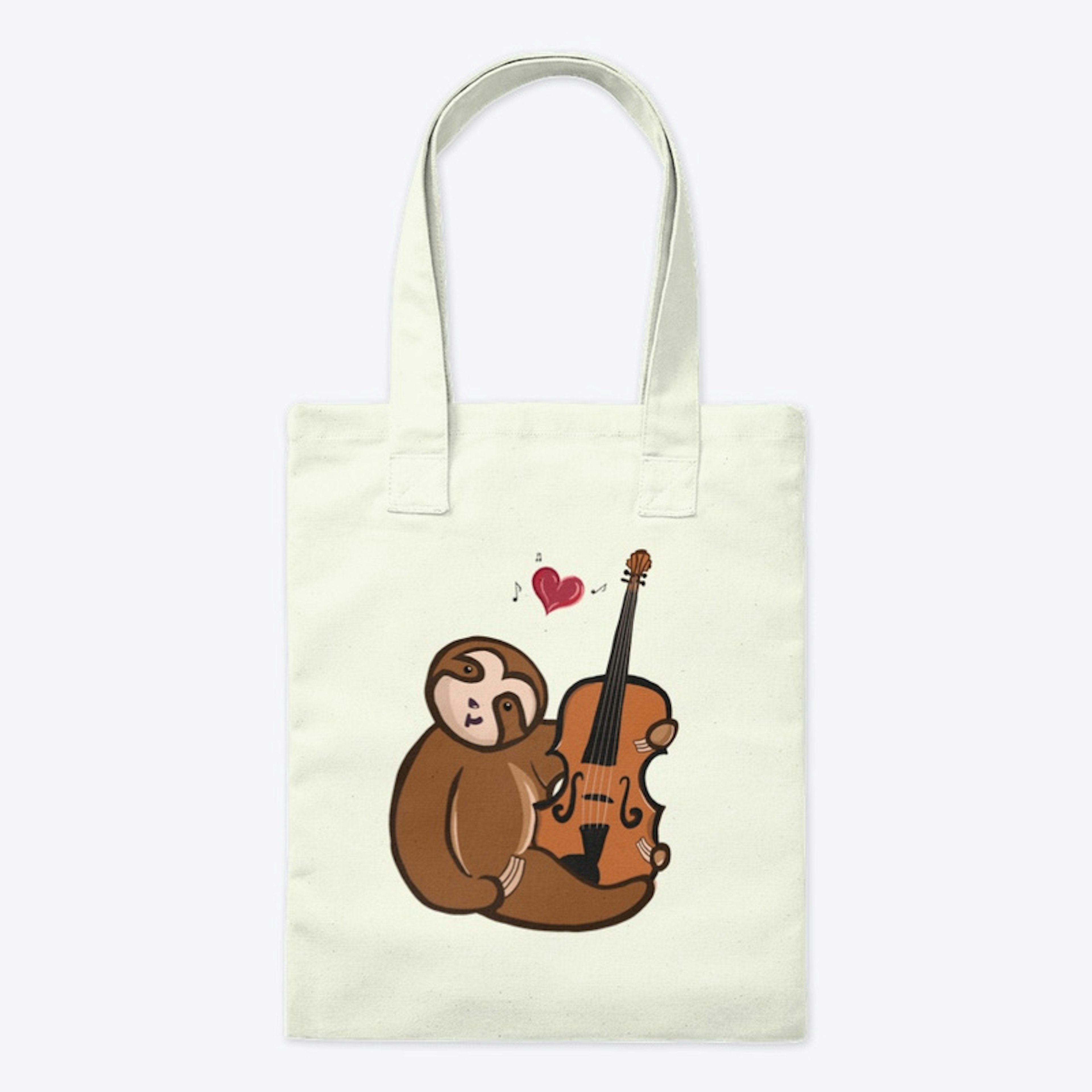 Baby Sloth Loves His Violin!