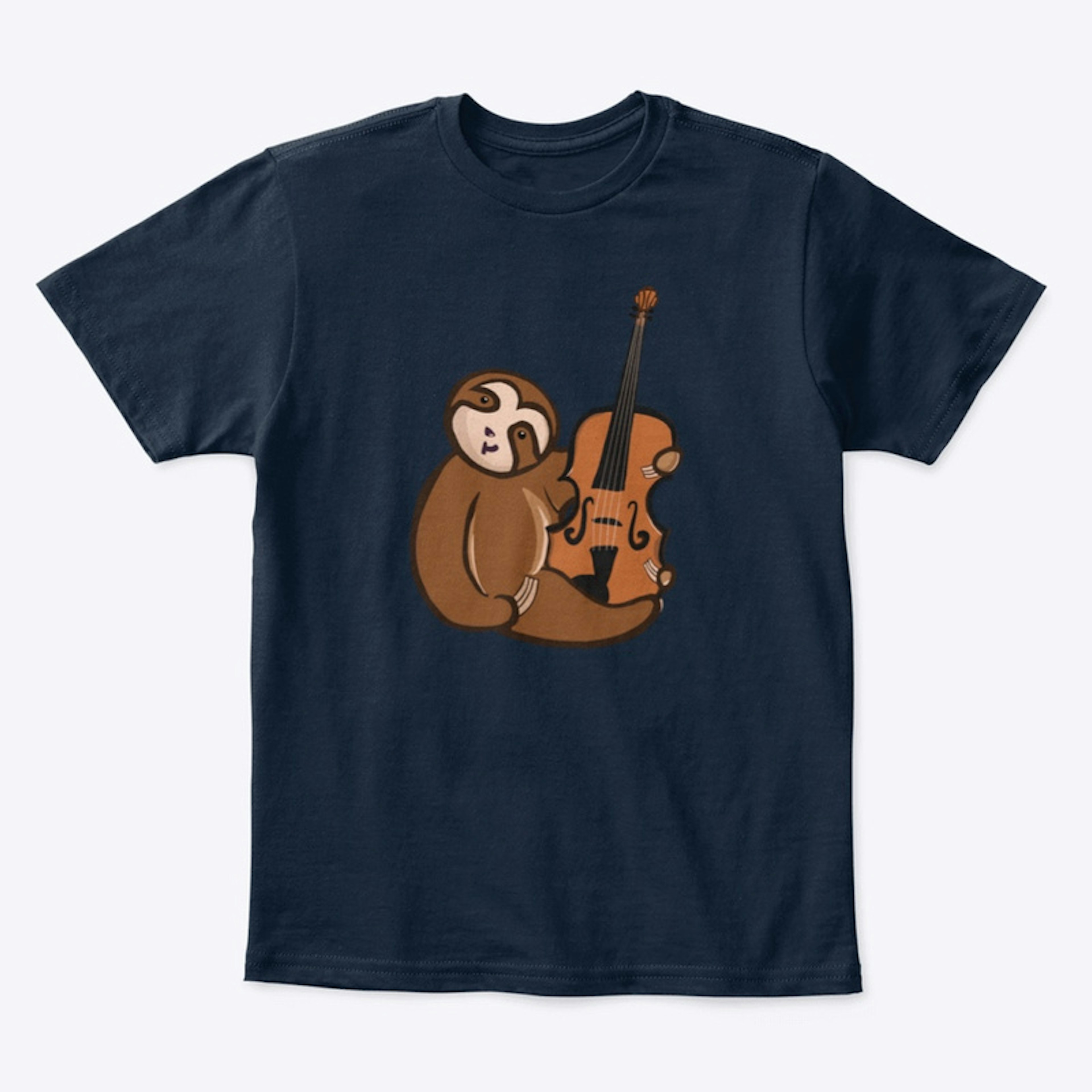 Baby Sloth Loves His Violin!
